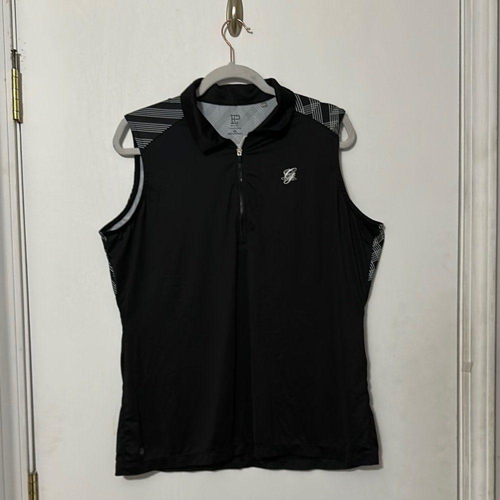 EP Pro Black Sleeveless Tank Top